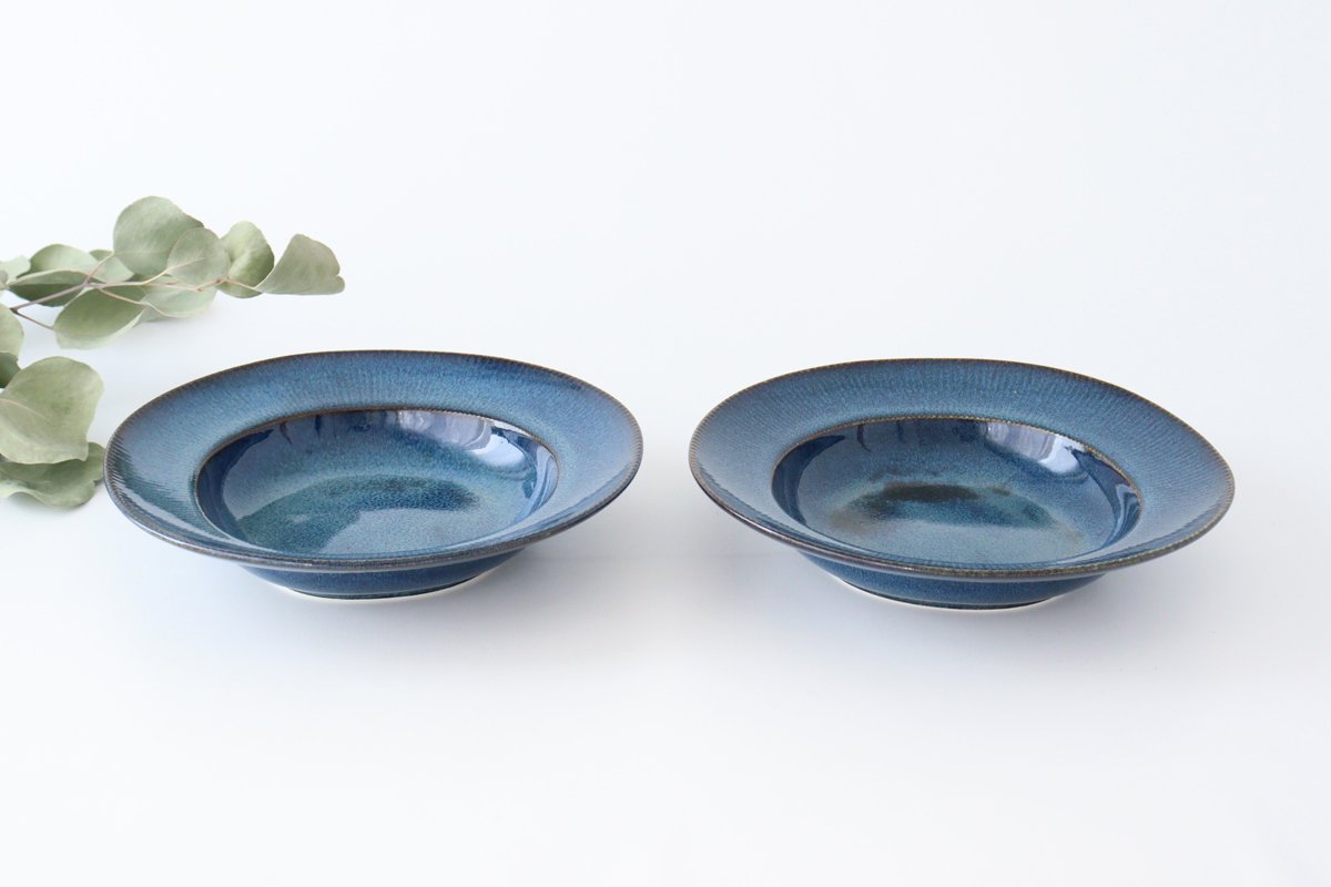 ORLO Pasta Plate Indigo Blue | Mino Ware