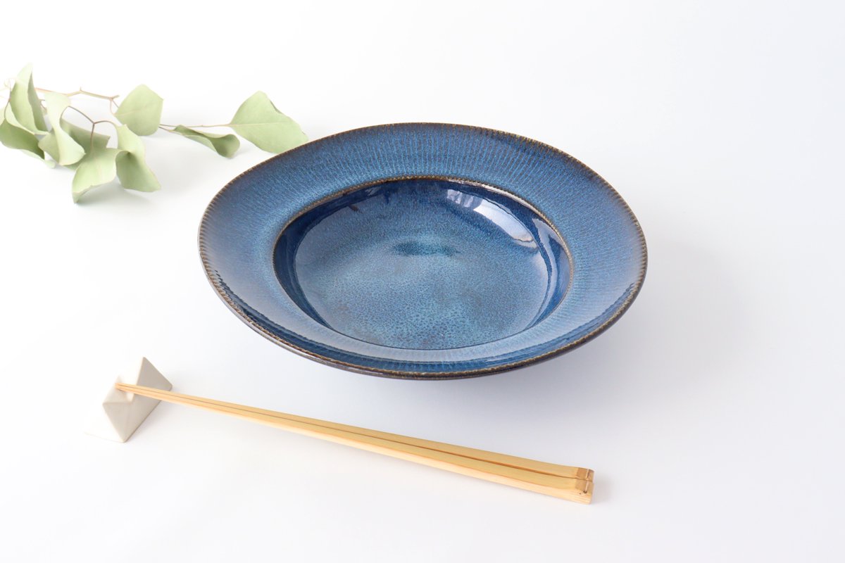 ORLO Pasta Plate Indigo Blue | Mino Ware