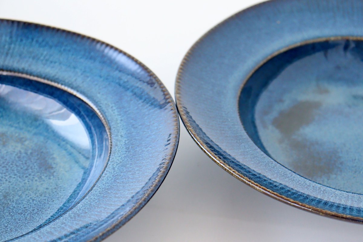 ORLO Pasta Plate Indigo Blue | Mino Ware
