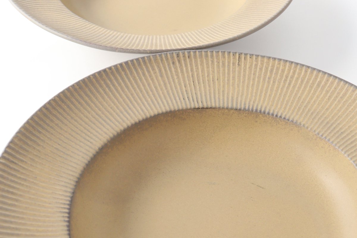ORLO Pasta Plate Brown | Mino Ware