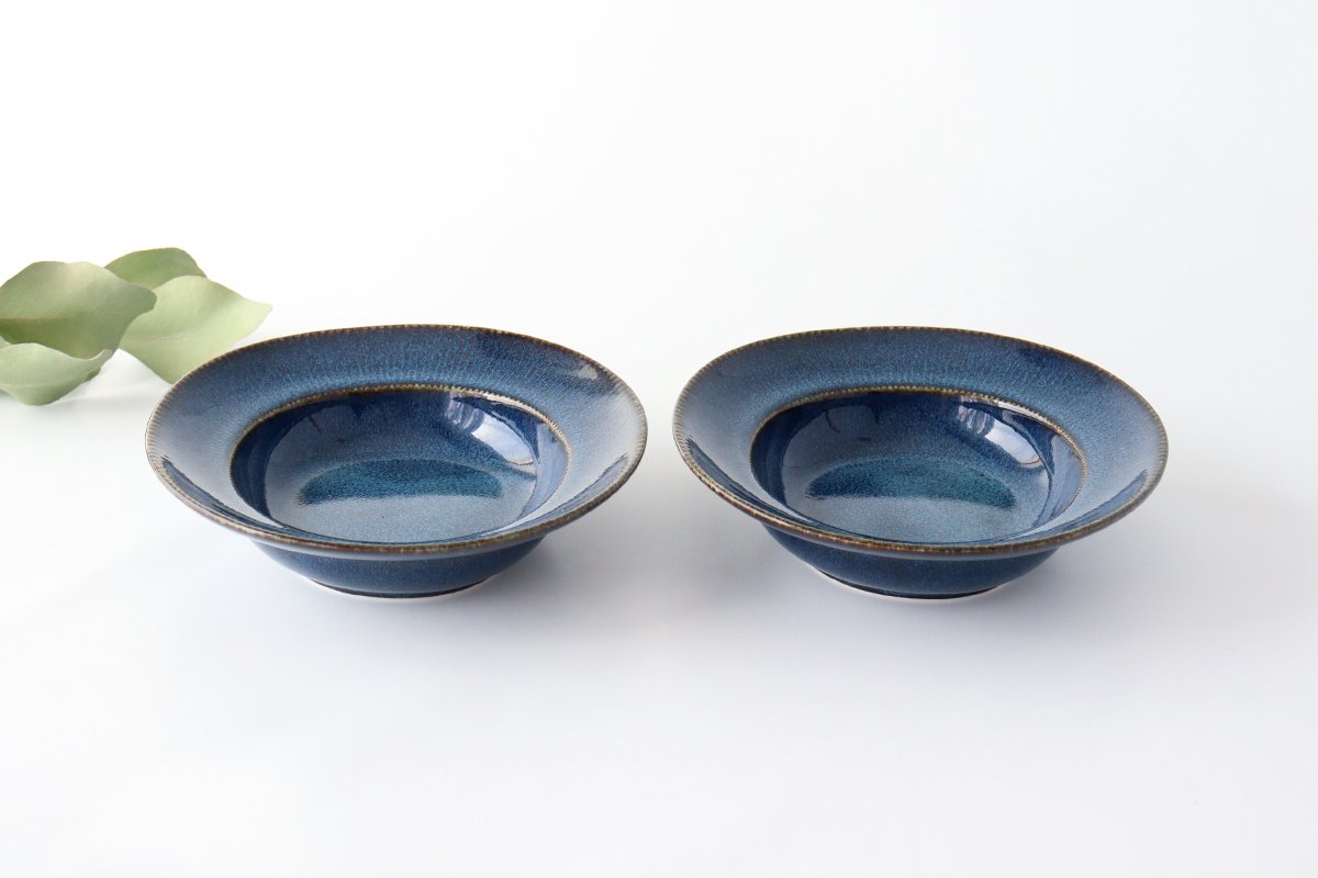 ORLO Salad Bowl Indigo Blue | Serving Bowl Mino Ware