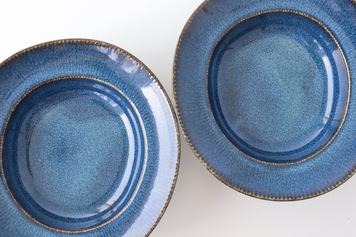 ORLO Salad Bowl Indigo Blue | Serving Bowl Mino Ware