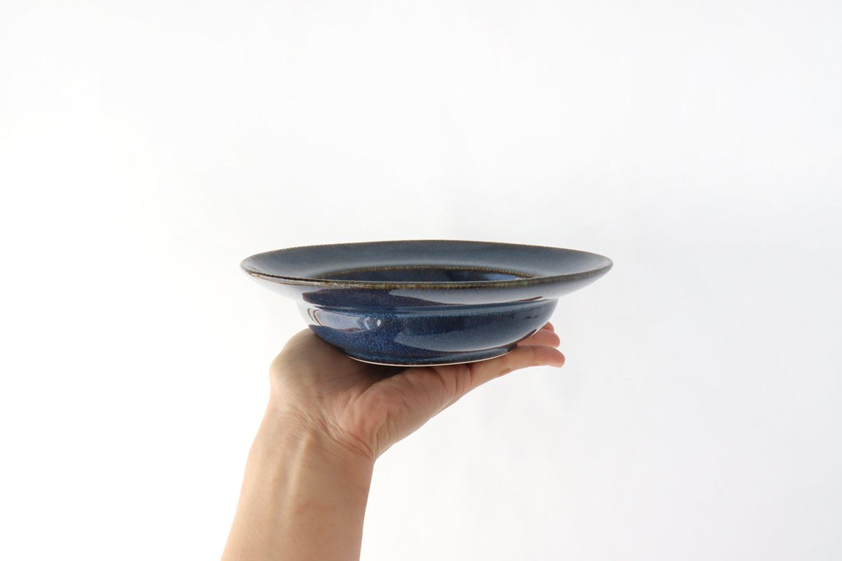 ORLO Salad Bowl Indigo Blue | Serving Bowl Mino Ware