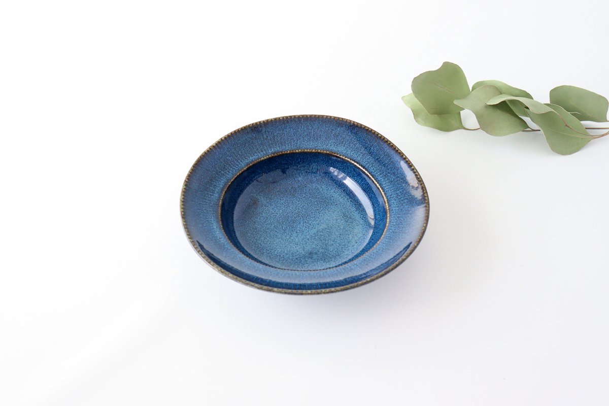 ORLO Salad Bowl Indigo Blue | Serving Bowl Mino Ware