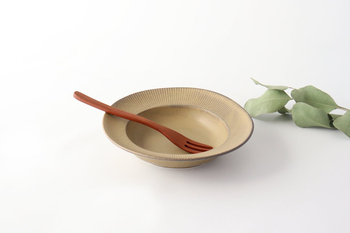 ORLO Salad Bowl Brown | Serving Bowl Mino Ware