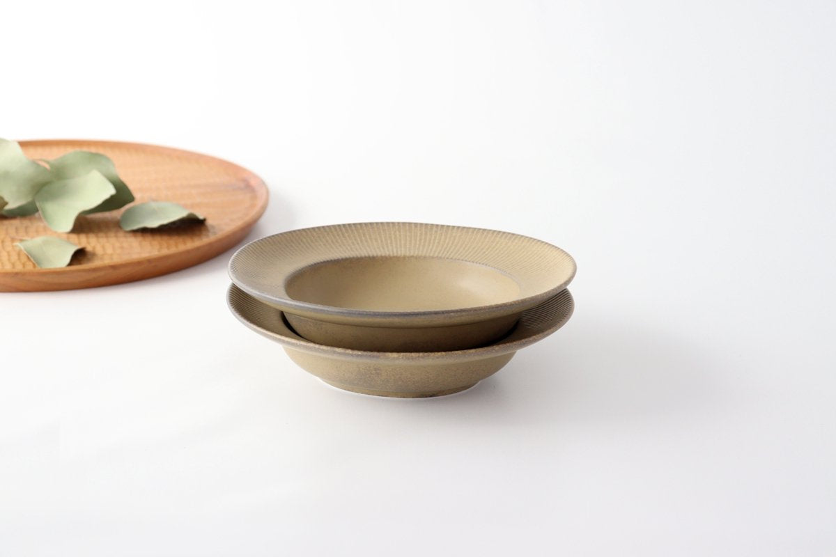 ORLO Salad Bowl Brown | Serving Bowl Mino Ware