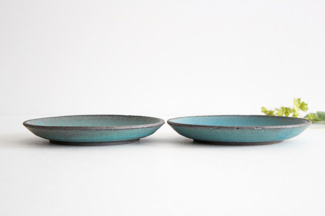 Round Plate Blue 15cm/5.9in | Mino Ware