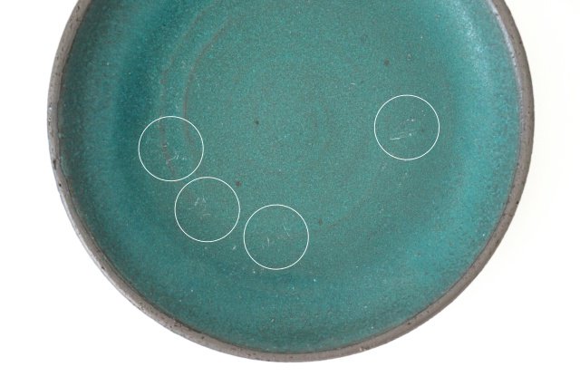 Round Plate Blue 15cm/5.9in | Mino Ware-Detail14