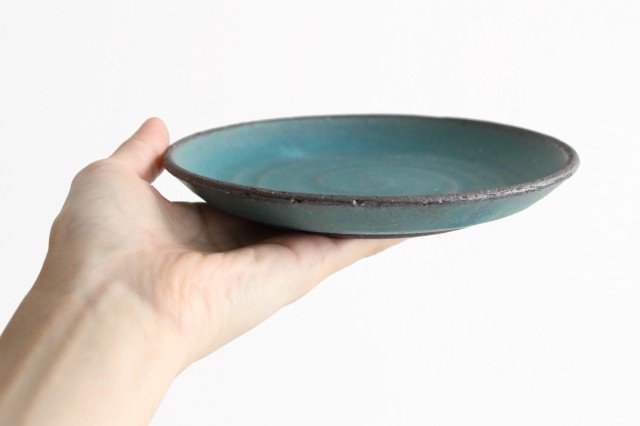 Round Plate Blue 15cm/5.9in | Mino Ware