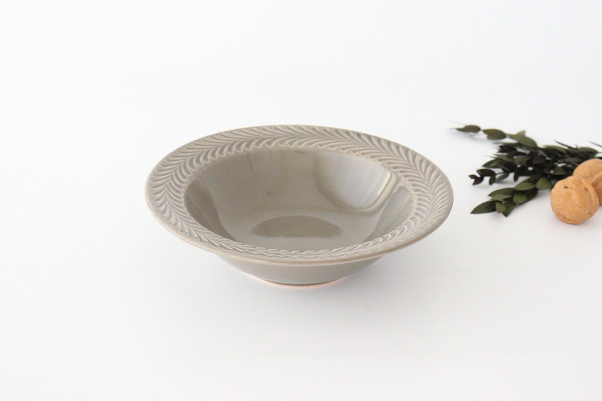 Round Bowl Rosemary Gray | Serving Bowl Hasami Ware