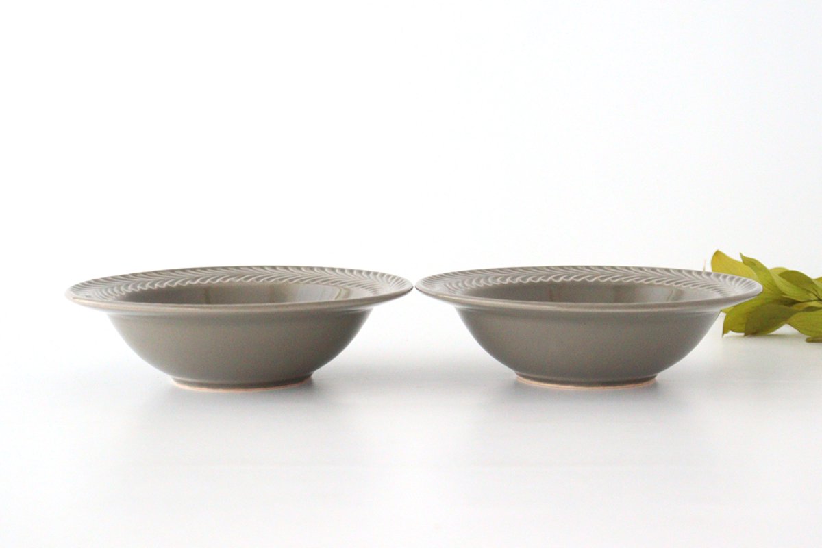 Round Bowl Rosemary Gray | Serving Bowl Hasami Ware