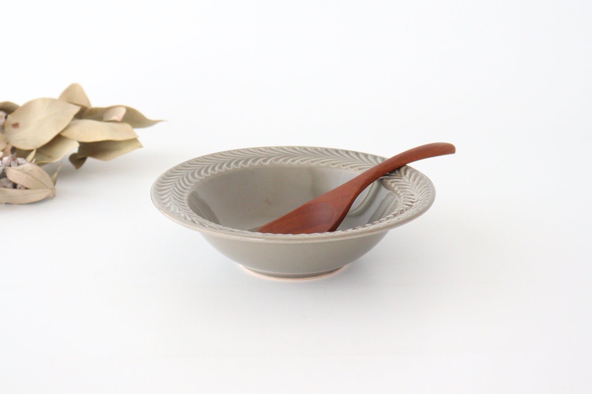 Round Bowl Rosemary Gray | Serving Bowl Hasami Ware