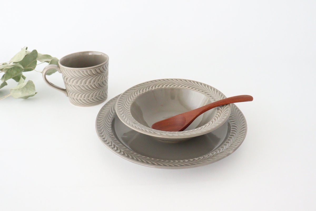 Round Bowl Rosemary Gray | Serving Bowl Hasami Ware