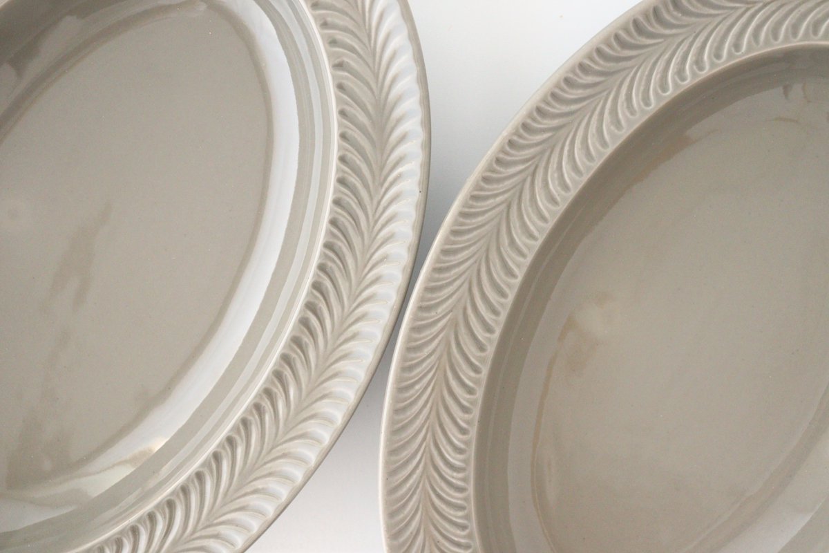 Oval Plate Rosemary Gray | Hasami Ware