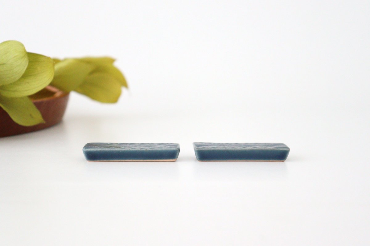 Chopstick Rest Rosemary Denim | Hashioki Hasami Ware