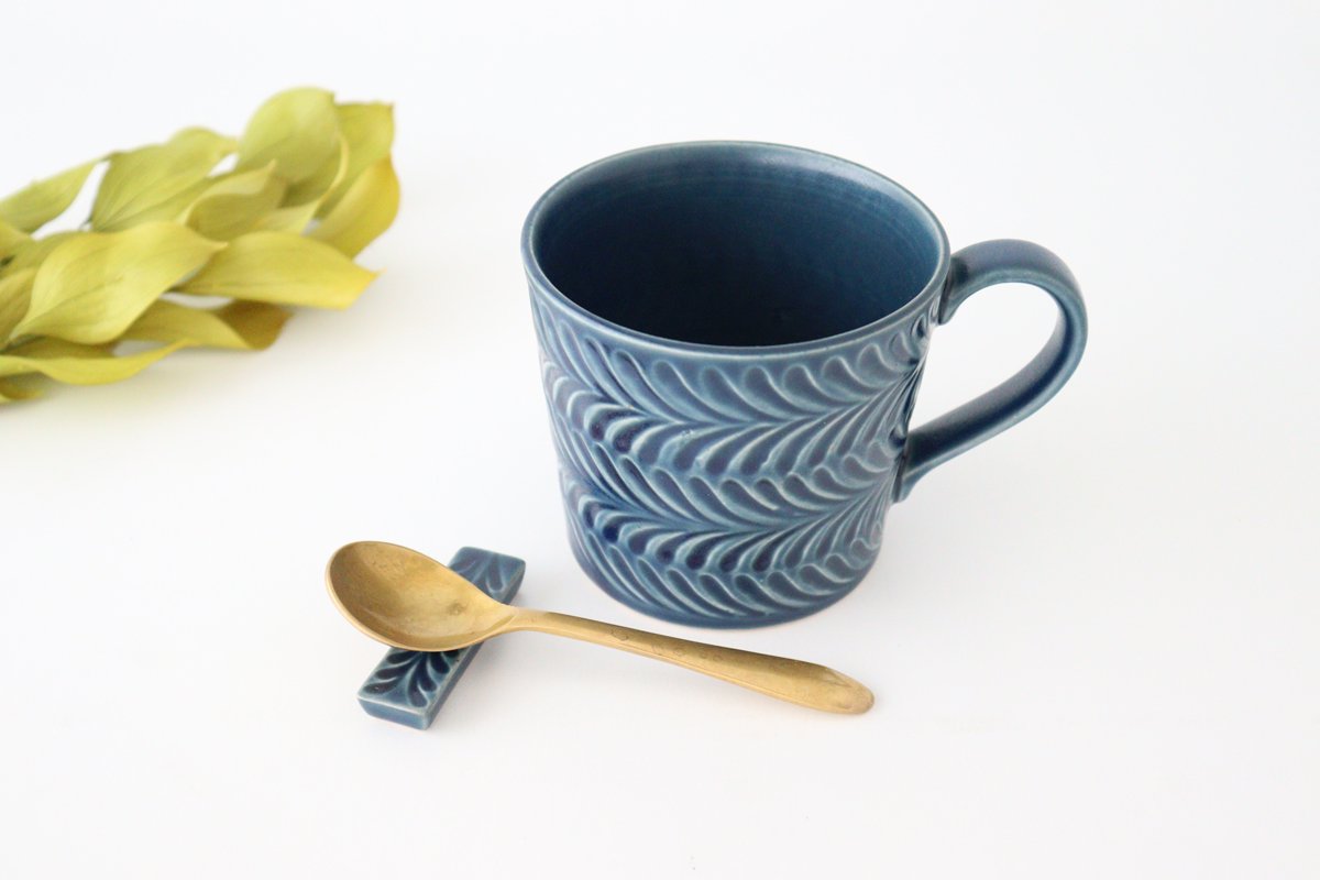 Chopstick Rest Rosemary Denim | Hashioki Hasami Ware