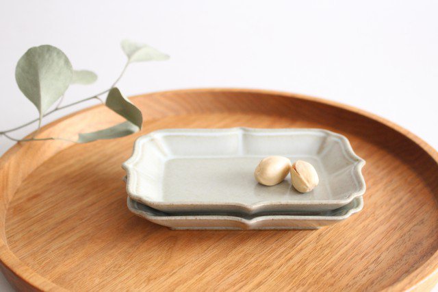Long Square Plate White S | Hasami Ware