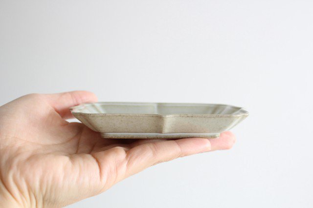 Long Square Plate White S | Hasami Ware