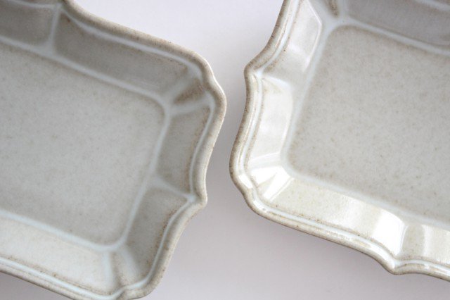 Long Square Plate White S | Hasami Ware