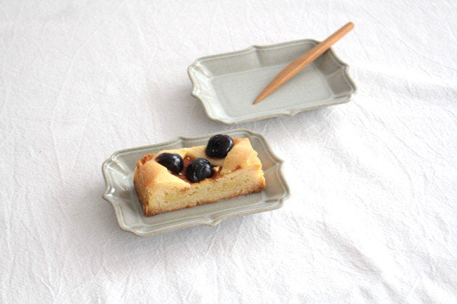 Long Square Plate White S | Hasami Ware