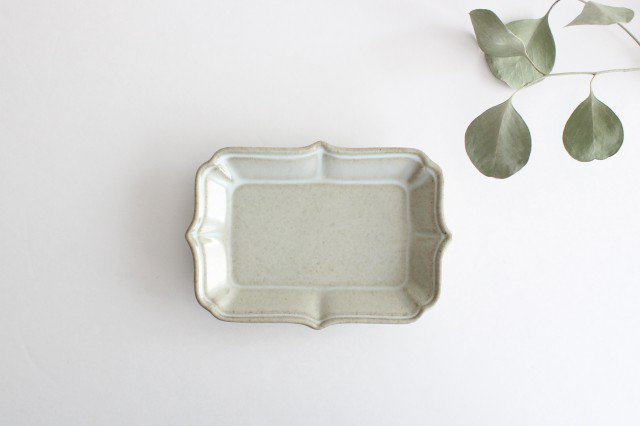 Long Square Plate White S | Hasami Ware