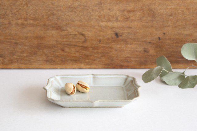 Long Square Plate White S | Hasami Ware