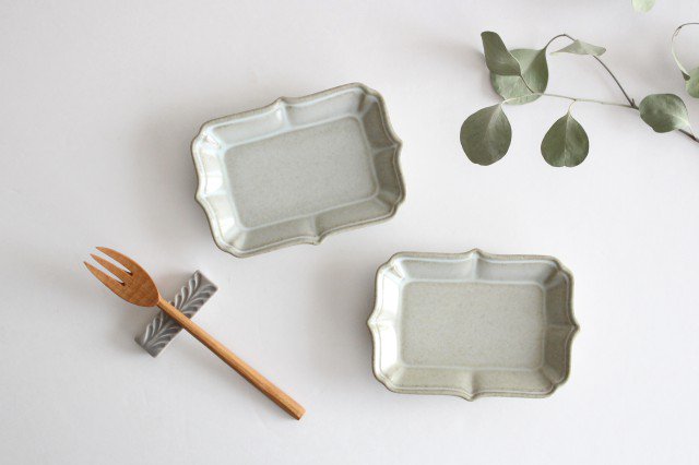 Long Square Plate White S | Hasami Ware
