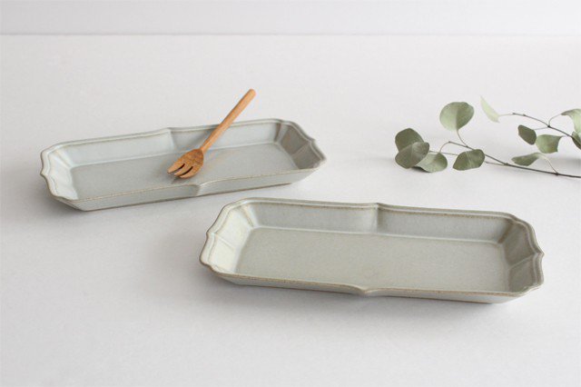 Rectangle Plate White Large | Sushi Plate Hasami Ware