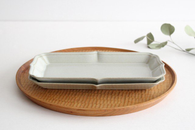 Rectangle Plate White Large | Sushi Plate Hasami Ware