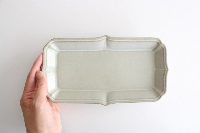 Rectangle Plate White Large | Sushi Plate Hasami Ware