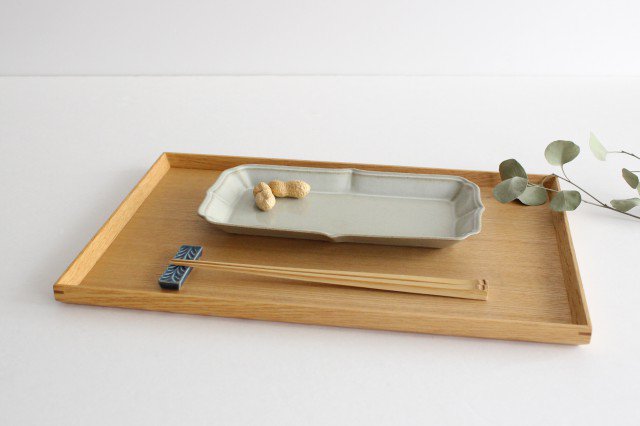 Rectangle Plate White Large | Sushi Plate Hasami Ware