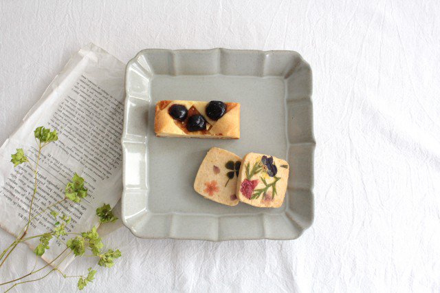 Square Plate White Small 18cm/7.08in | Sushi Plate Hasami Ware