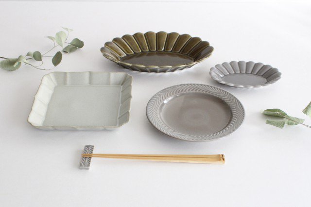 Square Plate White Small 18cm/7.08in | Sushi Plate Hasami Ware