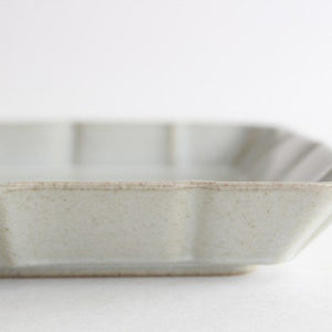 Square Plate White Small 18cm/7.08in | Sushi Plate Hasami Ware-Detail3