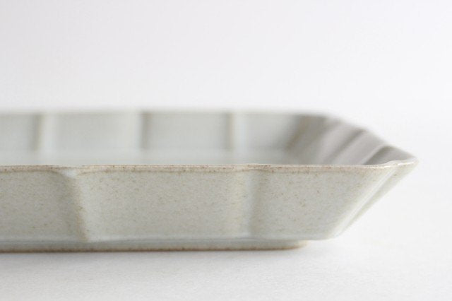 Square Plate White Small 18cm/7.08in | Sushi Plate Hasami Ware