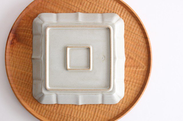 Square Plate White Small 18cm/7.08in | Sushi Plate Hasami Ware