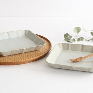 Square Plate White Small 18cm/7.08in | Sushi Plate Hasami Ware-Detail7
