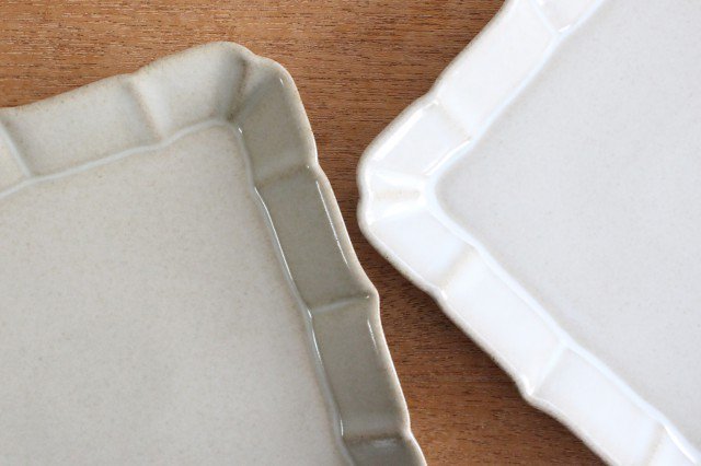 Square Plate White Small 18cm/7.08in | Sushi Plate Hasami Ware