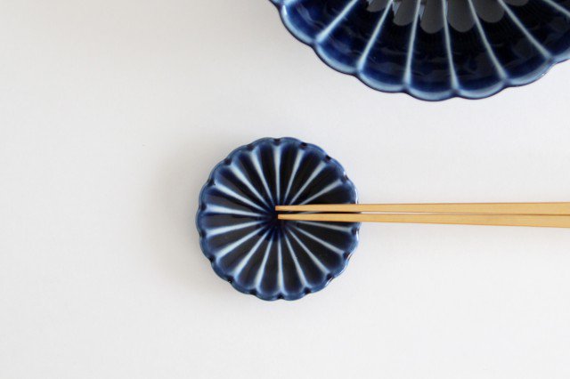 Giyaman Chopstick Rest Blue | Hashioki Mino Ware