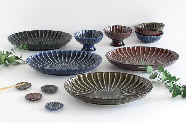 Giyaman Chopstick Rest Blue | Hashioki Mino Ware