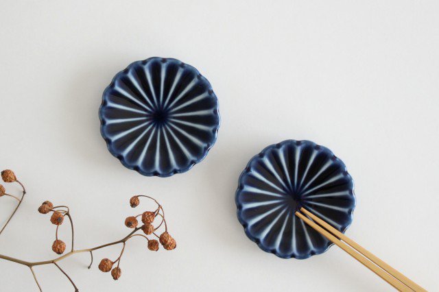 Giyaman Chopstick Rest Blue | Hashioki Mino Ware