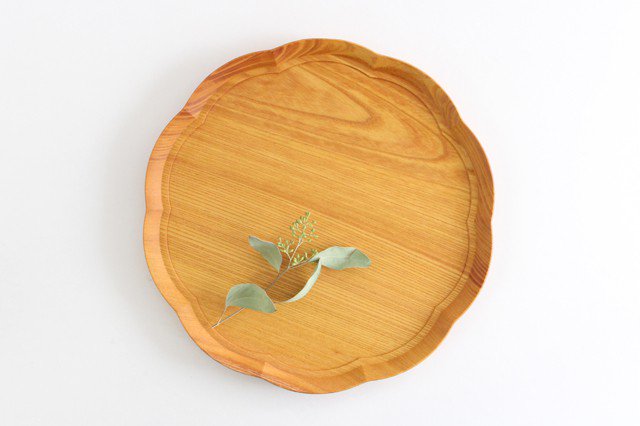 Aizawa Wood Crafts KITO Flower Tray Large Zelkova