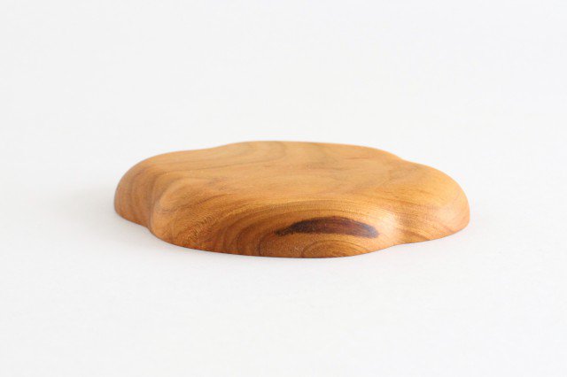 Aizawa Wood Crafts KITO Small Oval Plate Sakura