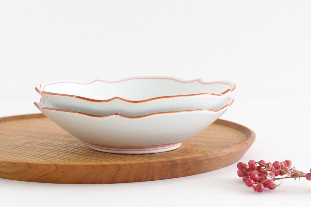 Shallow Bowl Red 16.5cm/6.5in | Hasami Ware