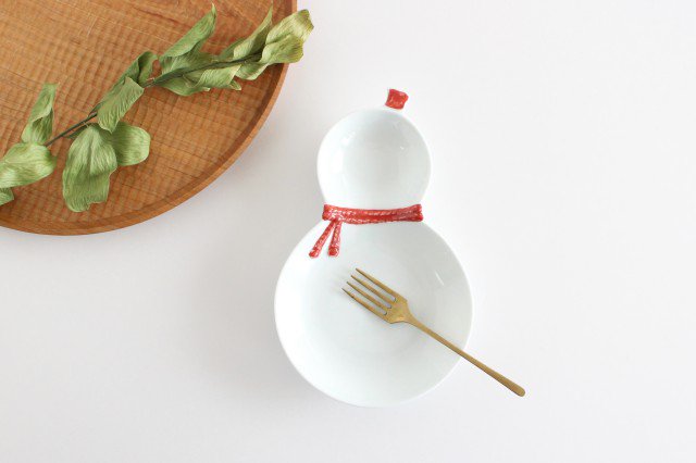 Gourd-shaped Plate Red | Hasami Ware