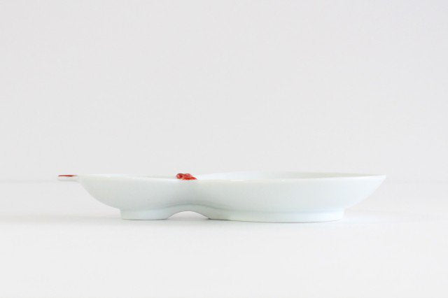Gourd-shaped Plate Red | Hasami Ware