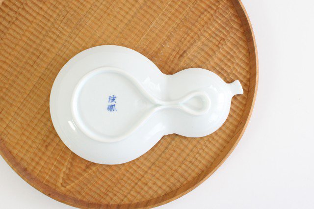 Gourd-shaped Plate Red | Hasami Ware