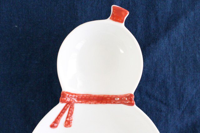 Gourd-shaped Plate Red | Hasami Ware