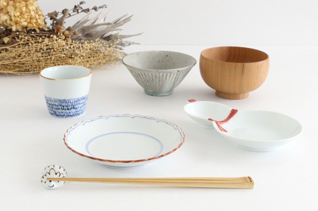 Gourd-shaped Plate Red | Hasami Ware