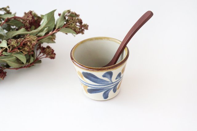 Toshin Kiln Soba Choko Deigo Arabesque Small | Free Cup Tsuboya Ware Yachimun-Detail7